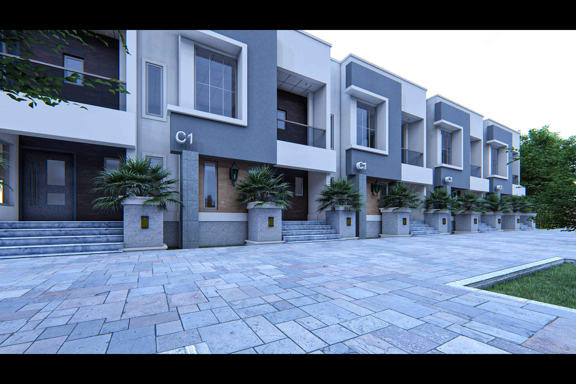 Proposed 2 Bedroom Terrace Duplexes Proposed 2 Bedroom Terrace Duplexes