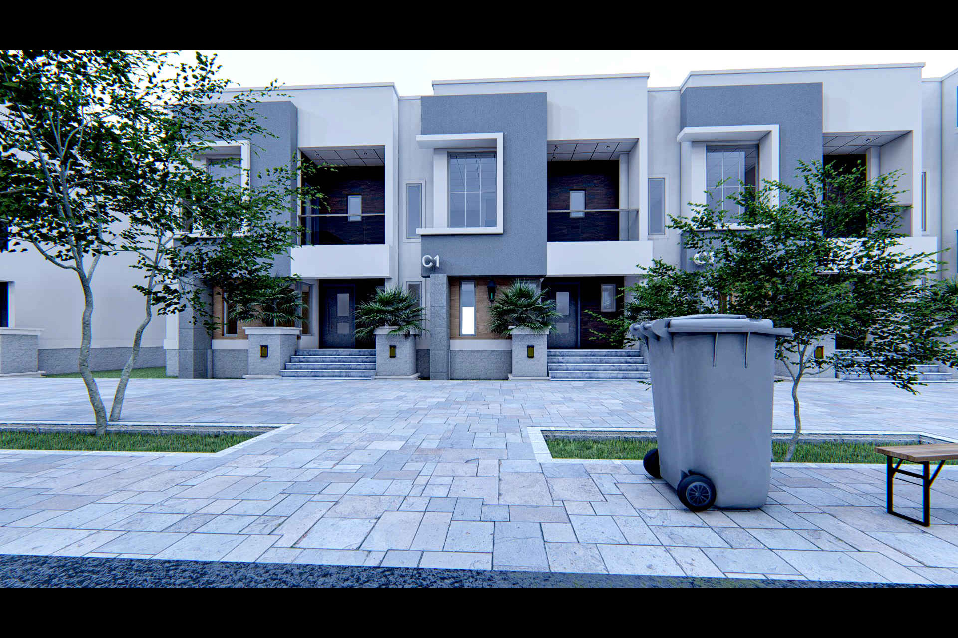 Proposed 2 Bedroom Terrace Duplexes Proposed 2 Bedroom Terrace Duplexes